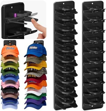 Casq’Up™ — Le rangement mural qui transforme vos casquettes en véritable collection.
