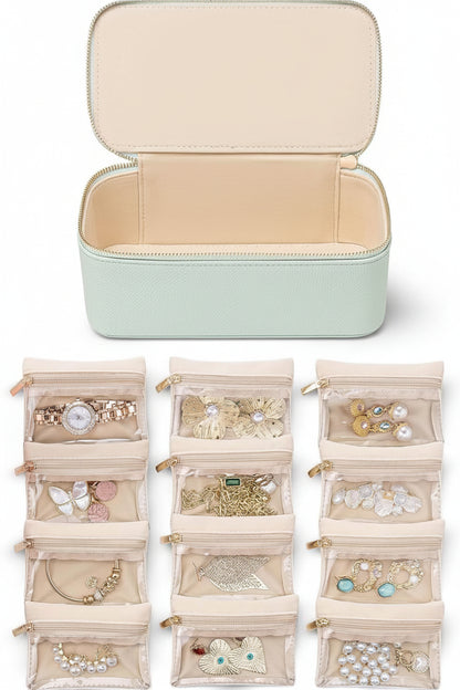 Paulina Écrin de voyage pour bijoux – 12 pochettes