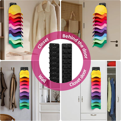 Casq’Up™ — Le rangement mural qui transforme vos casquettes en véritable collection.