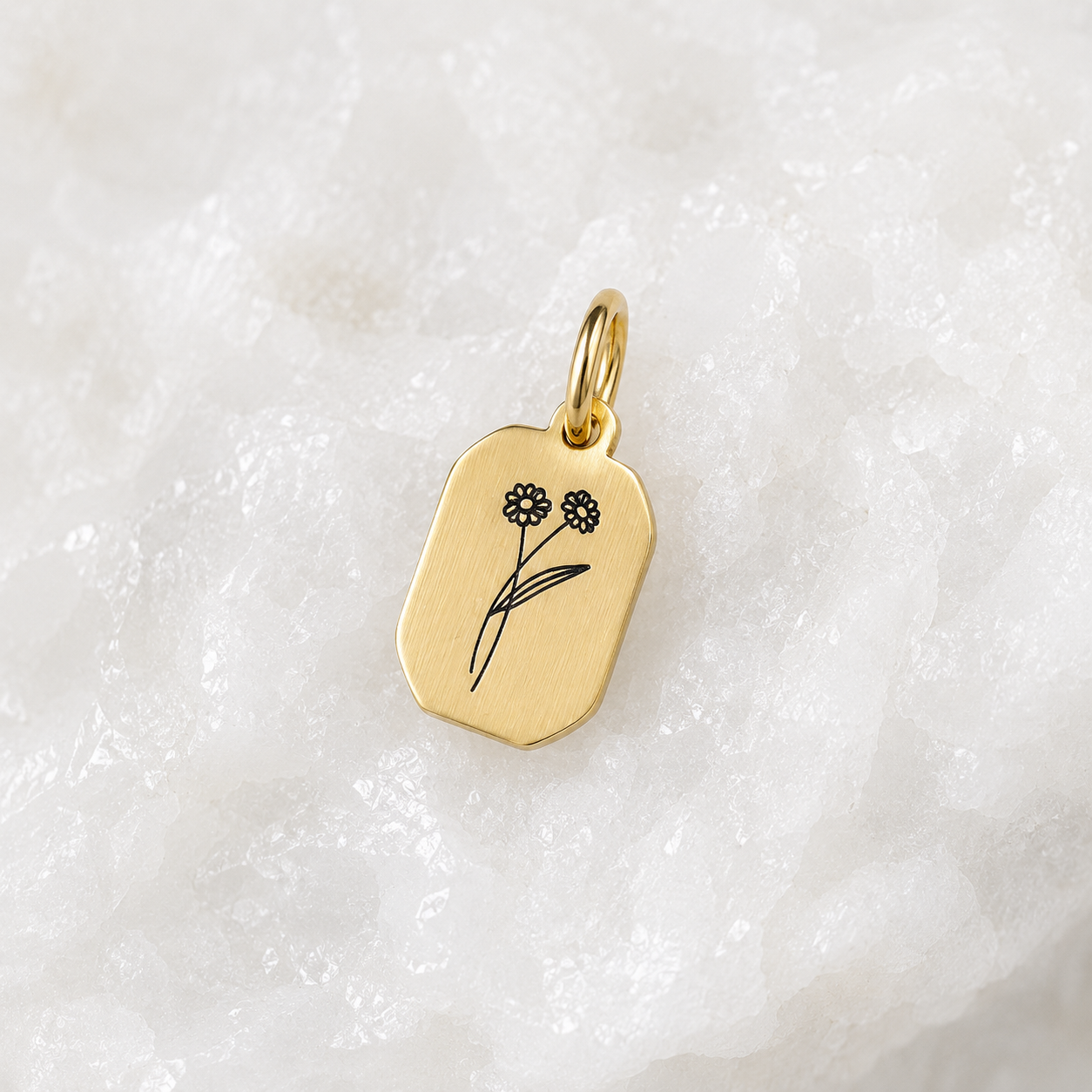 Fleur de naissance ~ collier personnalisé