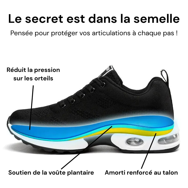 DouceFoulée™ - Baskets Ultra Confort pour Femmes Actives ( infirmières, aide-soignantes, mamans..)