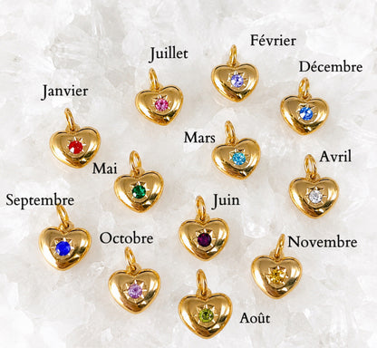 Fleur de naissance ~ collier personnalisé