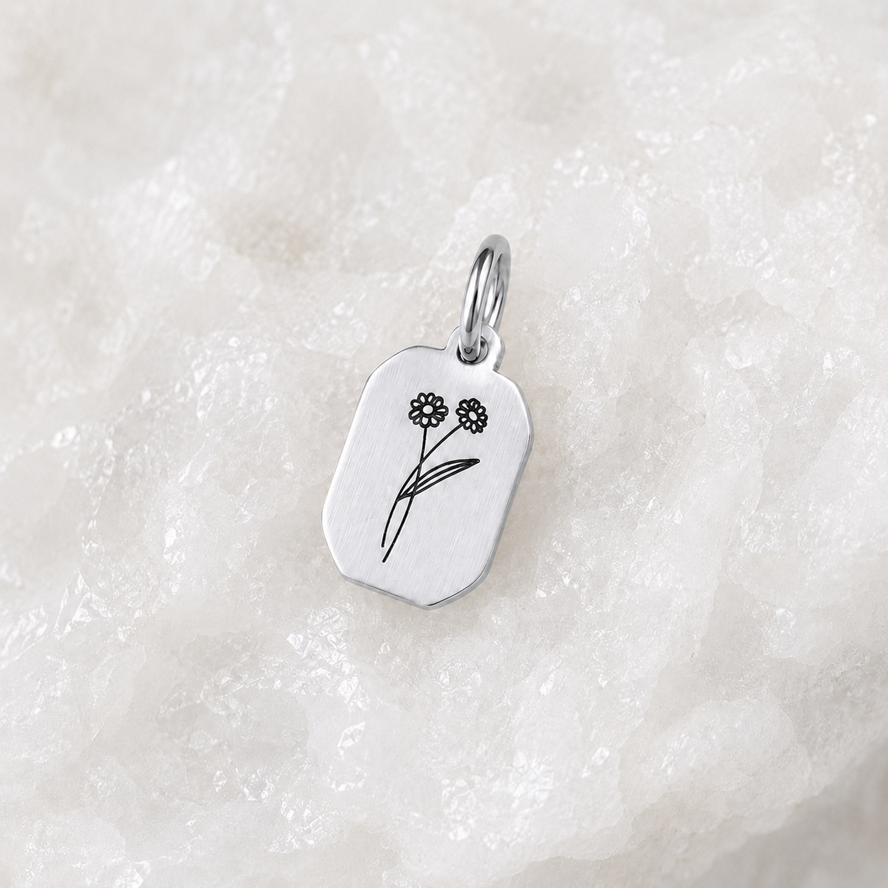 Fleur de naissance ~ collier personnalisé