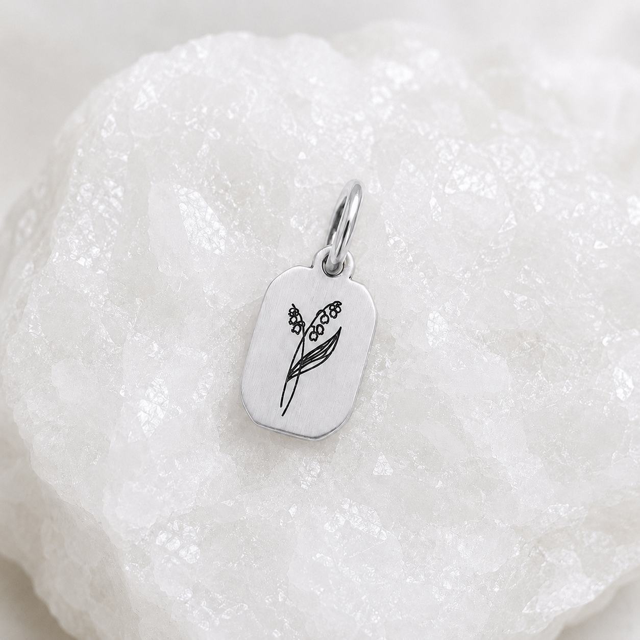 Fleur de naissance ~ collier personnalisé