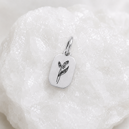 Fleur de naissance ~ collier personnalisé
