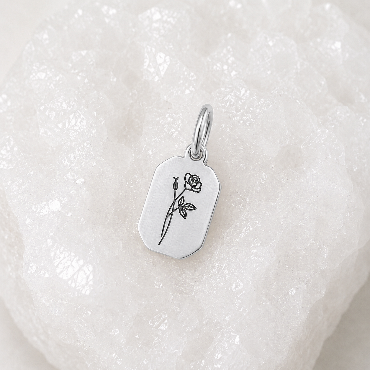 Fleur de naissance ~ collier personnalisé