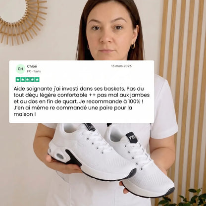 DouceFoulée™ - Baskets Ultra Confort pour Femmes Actives ( infirmières, aide-soignantes, mamans..)