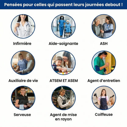 DouceFoulée™ - Baskets Ultra Confort pour Femmes Actives ( infirmières, aide-soignantes, mamans..)
